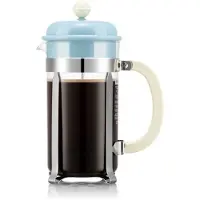 Bodum Cafetière à piston avec verseuse – – Caffettiera – Verre – 8 tasses – 1 l