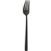 Amefa Fourchette de table Metropole, revêtement PVD noir (12 pièces)