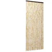 vidaXL Rideau anti-mouches Beige 100x200 cm Chenille
