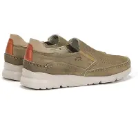 Fluchos pour homme. F1454 Chaussures Daryl vertes (43), Tissu, 3 à 5 cm, Aucun, Casuel