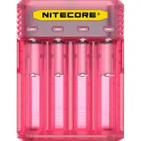 Nitecore Q4 Chargeur à 4 baies rose