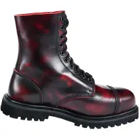 Brandit Bottines à lacets 'Phantom' bourgogne / noir