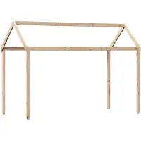 vidaXL Toit pour lit d'enfant 217x95,5x159 cm Pin massif