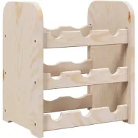 vidaXL Casier à vin 33x25x37 cm bois de pin massif