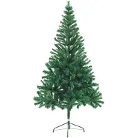 vidaXL Arbre de Noël artificiel avec support 180 cm 564 branches