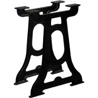 vidaXL Pieds de table de salle à manger 2 pcs. Piètement en Y en fonte