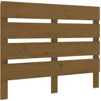 vidaXL Tête de lit marron miel 75x3x80 cm pin massif