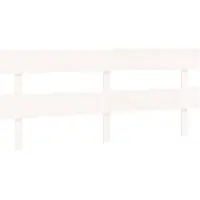 vidaXL Tête de lit blanc 184x3x81 cm pin massif