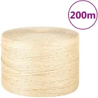 vidaXL Corde 100 % sisal 3 mm 200 m