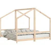 vidaXL Lit d'enfant 2x(90x200) cm pin massif