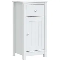 vidaXL Armoire de salle de bain BERG Blanc 40x34x80 cm Pin massif