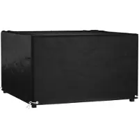 vidaXL Housse de salon de jardin 8 œillets 132x132x80 cm carré