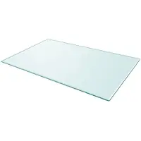 vidaXL Dessus de table rectangulaire en verre trempé 1000 x 620 mm
