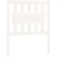vidaXL Tête de lit blanc 80,5x4x100 cm pin massif