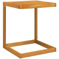 vidaXL Table C 42x40x50 cm bois massif acacia