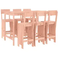 vidaXL Ensemble bar de jardin 7 pièces bois massif douglas