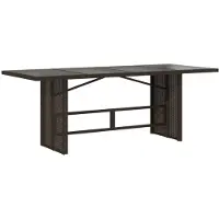 vidaXL Table de jardin avec plateau en verre brun 190x80x74 cm Poly rotin