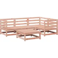vidaXL Ensemble de 5 canapés de jardin en bois massif de douglas