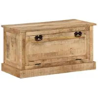 vidaXL Banc de rangement de chaussures 85x40x45 cm Bois de manguier