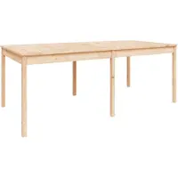 vidaXL Table de jardin 203,5x100x76 cm pin massif