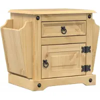 vidaXL Table de chevet Corona 45x35x47,5 cm bois de pin massif