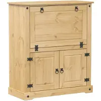 vidaXL Armoire à vin Corona 97x45x114 cm pin massif