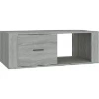 vidaXL Table basse Gris Sonoma 100x50,5x35 cm Bois composite