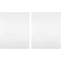 vidaXL Films de miroir 2 pcs auto-adhésive 60x100 cm PET