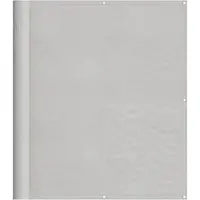 vidaXL Pare-vue balcon gris clair 120x600 cm 100 % polyester-Oxford