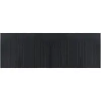 vidaXL Tapis rectangulaire noir 70x200 cm bambou