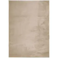 vidaXL Tapis HUARTE à poils courts doux et lavable sable 200x280 cm