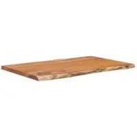 vidaXL Dessus de table 60x40x2,5 cm rectangulaire bois massif d'acacia
