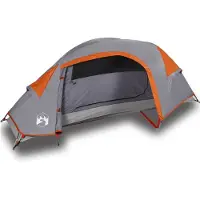 vidaXL Tente de camping dôme 1 personne orange étanche à l'eau