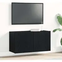 vidaXL Armoire TV Chêne noir 80 x 30 x 41 cm Bois composite