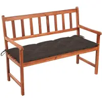 vidaXL Banc de jardin avec support 120 cm bois massif acacia