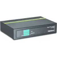 Trendnet 5 Port Gigabit Power Over Ethernet+ Switch Noir One Size / EU Plug 220V