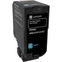 Lexmark 74C2HC0 - Cyan - Toner - Grande capacité