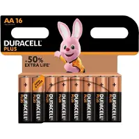 Duracell Plus Power Boost AA – Blister de 16 piles pour une énergie puissante