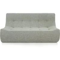 Popsofa Canapé Rave 2,5 places Bouclé Taupe