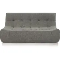 Popsofa Canapé Rave 2,5 places Bouclé brun
