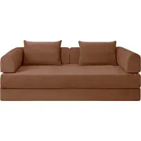 Popsofa Canapé-Lit Joy 2 Places Chenille Cuivre