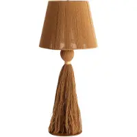 Light & Living Lampe de table Espino Ø 31cm - jaune ocre