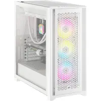 Corsair Geh Midi 5000D RGB Airflow (Tempered Glass) White