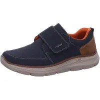 Rieker Chaussons de ville pour hommes, couleur bleue, style décontracté