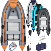 Kesser Bateau pneumatique pour 4 personnes, motorisable, canoë gonflable