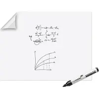 Legamaster Feuilles de présentation Magic Chart Notes XL 7-159154 - 100 % recyclable - 1200 x 900 mm - marqueur permanent inclus - vierge - bloc de 15 feuille