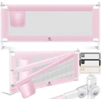 Kesser Barrière de lit pour empêcher les chutes, réglable de 72 à 96 cm, pliable, pour enfants et bébés