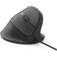 Hama Ergonomische Vertikalmaus ECM-500R mit Kabel optisch - Optisch (00173086)