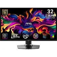 MSI Mag 322up Qd-oled E16 – 31.5 Pouces Ultra Hd 4k 3840 X 2160 Pixels Oled (diode Électroluminescente Organique)
