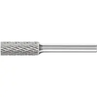PFERD Fraise sur tige ZYA Ø 10 mm Longueur de la tête 25 mm Ø de la tige 6 mm Denture en carbure 3 PLUS